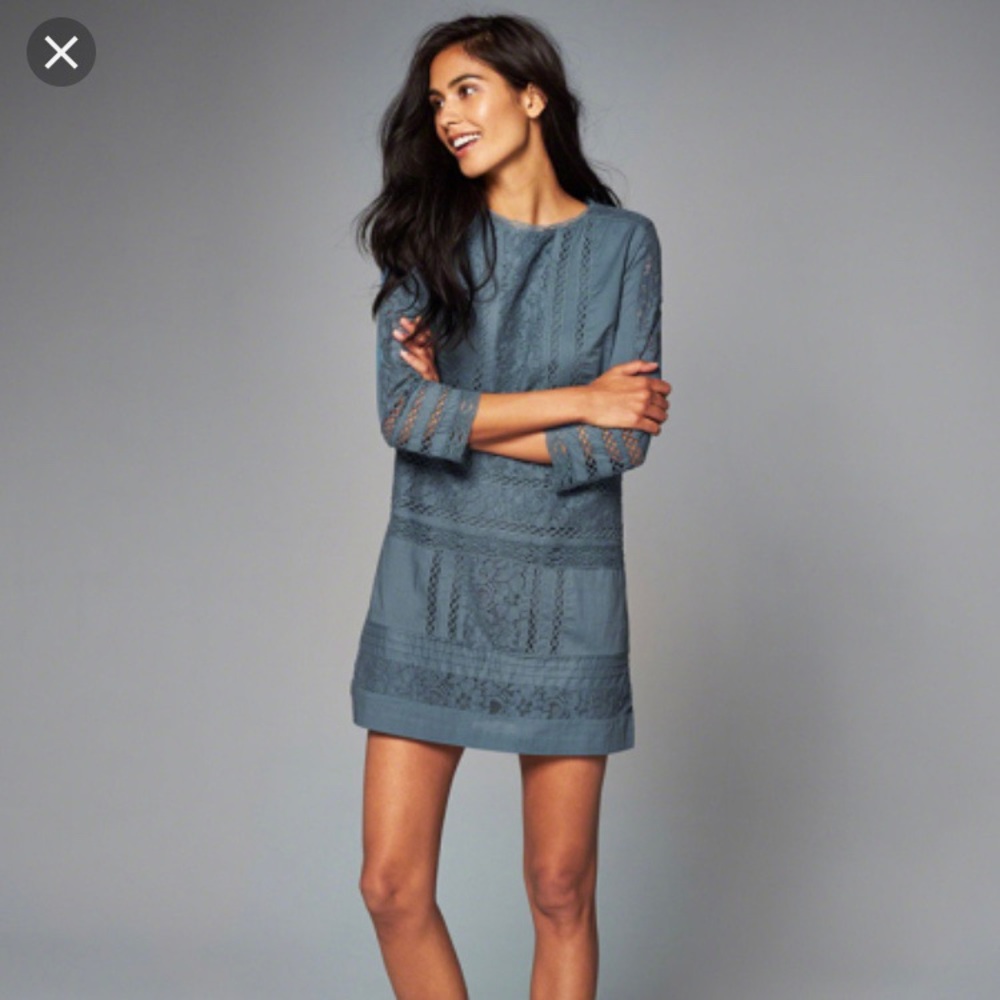 Abercrombie lace shift dress